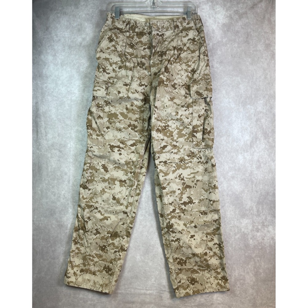 VTG US Military Pants Mens Medium 30x32 Desert Camouflage Marpat Marines Utility